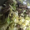 BOYSマミー's cooksnap of when they made キャベツと牛肉のオイスターソース炒め.