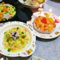 ぶちママ一姫二太郎's cooksnap of when they made 1歳誕生日♡離乳食ケーキ.