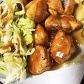 まっぴるま's cooksnap of when they made 豚ロース薄切りで肉団子!!チリソースで☆.