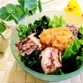 ももちゃんのれしぴ's cooksnap of when they made わさび菜と鯖缶のさっぱりおろしサラダ.