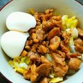 ✩サクラ☆'s cooksnap of when they made 春キャベツのてり鶏丼.