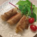 hebotin's cooksnap of when they made ねぎ豚バラ肉巻のマヨぽん焼き.