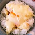 ランドセル餅's cooksnap of when they made フライパン不要！朝食簡単☆卵チーズごはん.