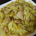 Ｍぱん's cooksnap of when they made 鶏肉と白菜のマヨカレー炒め.