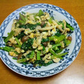 55才のおじさん's cooksnap of when they made 超簡単！小松菜としめじのツナ卵炒め.