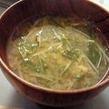 るみはちこ's cooksnap of when they made こくウマ❤ツナと水菜の味噌汁.