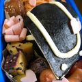 紅璃華's cooksnap of when they made 【キャラ弁】卒業 ~ランドセルおにぎり~.