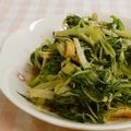 umemodoki's cooksnap of when they made 水菜と油揚げの煮浸し.
