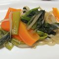 うさももぎ's cooksnap of when they made あと1品 ✿もやしと小松菜の煮びたし✿.