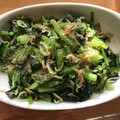 おまぬけりとる's cooksnap of when they made 小松菜としらすのしょうゆ炒め.