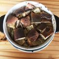 SF3's cooksnap of when they made オーブントースターで　パンプディング.