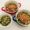 ♪ひつじ's cooksnap of when they made 取り分け簡単☆小松菜と豚肉と豆腐炒め♪.