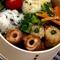 junkie_t's cooksnap of when they made 簡単！生姜焼き☆ちくわのチーズ豚バラ巻.