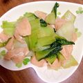 mana1005's cooksnap of when they made すぐ一品☆チンゲン菜と油揚げの麺つゆ炒め.