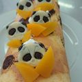ともち1028's cooksnap of when they made さくさくぱんだで♪水玉ロールケーキ.