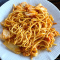 ふーむさん's cooksnap of when they made 簡単 キムチ焼きそば.