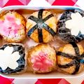 napipipipi's cooksnap of when they made 【桜色おにぎり】お花見、お弁当にも.