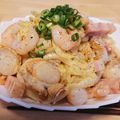 りぼんちゃん♬'s cooksnap of when they made ホタテの焦がし醤油クリームうどん.