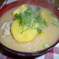 まぶたん's cooksnap of when they made 簡単食物繊維チャージ☆さつまいも入り豚汁.