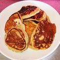 ✩かずとママ✩'s cooksnap of when they made 離乳食☆卵不使用 ヨーグルトホットケーキ.