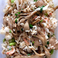 朔蔵Kitchen's cooksnap of when they made ♡ 舞茸と桜えびのバター醤油混ぜご飯♡.