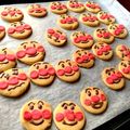 ♡ちぁっきーﾏﾏ♡'s cooksnap of when they made アンパンマンクッキー.