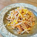 チーコ105's cooksnap of when they made ☆彩り◎もやしのすりごまサラダ☆.