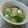 おんかめ's cooksnap of when they made エリンギ鶏団子汁.