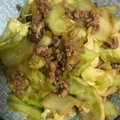 mipunya's cooksnap of when they made おかわり続出！キャベツの炒め物そぼろ風.