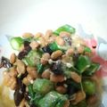 クックXQCTMO☆'s cooksnap of when they made 納豆・オクラの塩昆布和え.