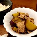 きなこふに's cooksnap of when they made 豚肉とさつまいもの甘辛煮.