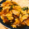 スライモ's cooksnap of when they made 簡単！天津飯（ニラ玉丼）.