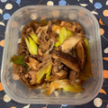 ☆hironon☆'s cooksnap of when they made 豚と長ネギと椎茸の甘辛煮～マヨでコク旨～.