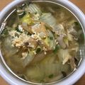 私は苺大福's cooksnap of when they made 風邪ひきさんポカポカ生姜卵とじにゅうめん.