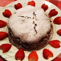 チョコ＆こっこ's cooksnap of when they made チョコチーズスフレケーキ.