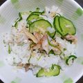☆milch☆'s cooksnap of when they made アジの干物で簡単、混ぜご飯.