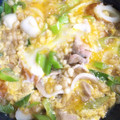 ✾ローズマリー✾'s cooksnap of when they made ちくわ&長葱&揚げ玉♡なんちゃって卵とじ.