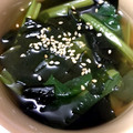 04eri08's cooksnap of when they made 小松菜とワカメの和風スープ.
