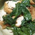 夢遊草's cooksnap of when they made かつお菜と絹あげの煮浸し.