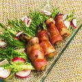 なつき☆ミ's cooksnap of when they made 牡蠣のベーコン巻き バルサミコソース添え.