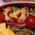 ごんべい君's cooksnap of when they made 簡単お弁当♪カップで南瓜のマヨチーズ焼き.
