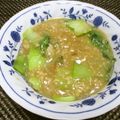 ジョングレ's cooksnap of when they made チンゲン菜の和風そぼろ煮.