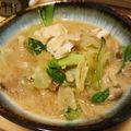 しらたまこむぎ's cooksnap of when they made 鶏肉と青梗菜の味噌ミルク煮.