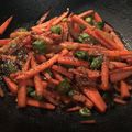 エイビーズ's cooksnap of when they made 人参とさつま揚げの生姜醤油炒め.
