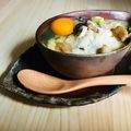 ソラソラソラ's cooksnap of when they made 開きナメコ（ひらきなめこ）の雑炊.