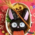 クックWOX5QV☆'s cooksnap of when they made 魔女の宅急便★ジジ★キャラ弁.
