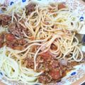 さとみんちゃちゃちゃ's cooksnap of when they made ミートソースパスタ.