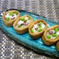 ゆうかりおん's cooksnap of when they made しば漬けと枝豆のいなりずし.