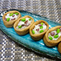 ゆうかりおん's cooksnap of when they made しば漬けと枝豆のいなりずし.