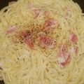 ちひゃん2525's cooksnap of when they made 簡単 クリームパスタ.